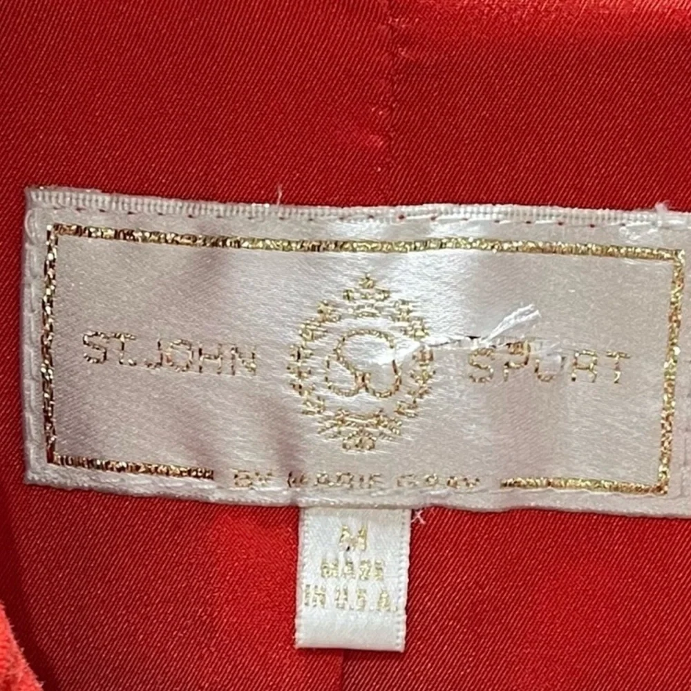 St John Women's Blood Orange Jacket - Size M